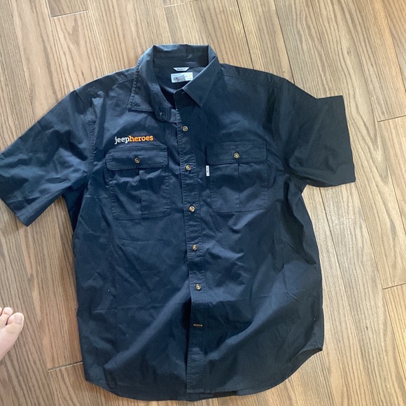 Carhartt Short Sleeve Polo with Jeep Heroe Embroidery - Picture 5 of 13